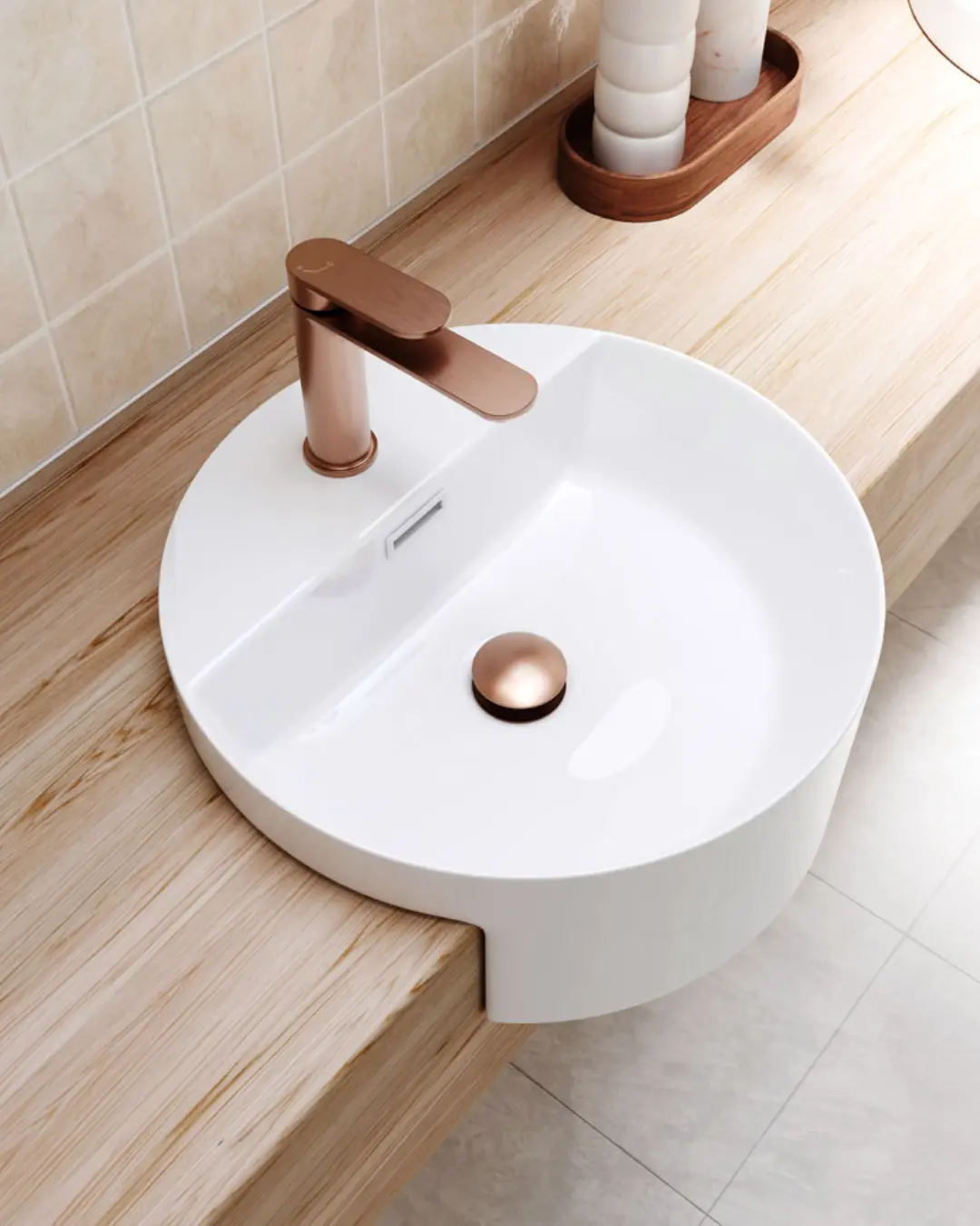 Empire Slim Cold Start Basin Mixer