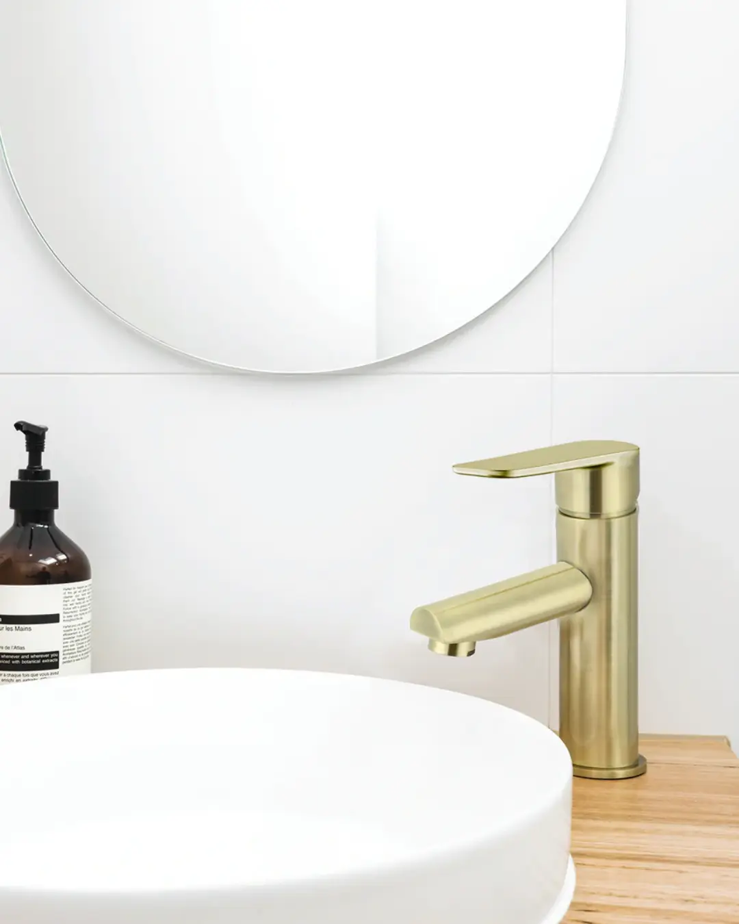 Round Paddle Basin Mixer