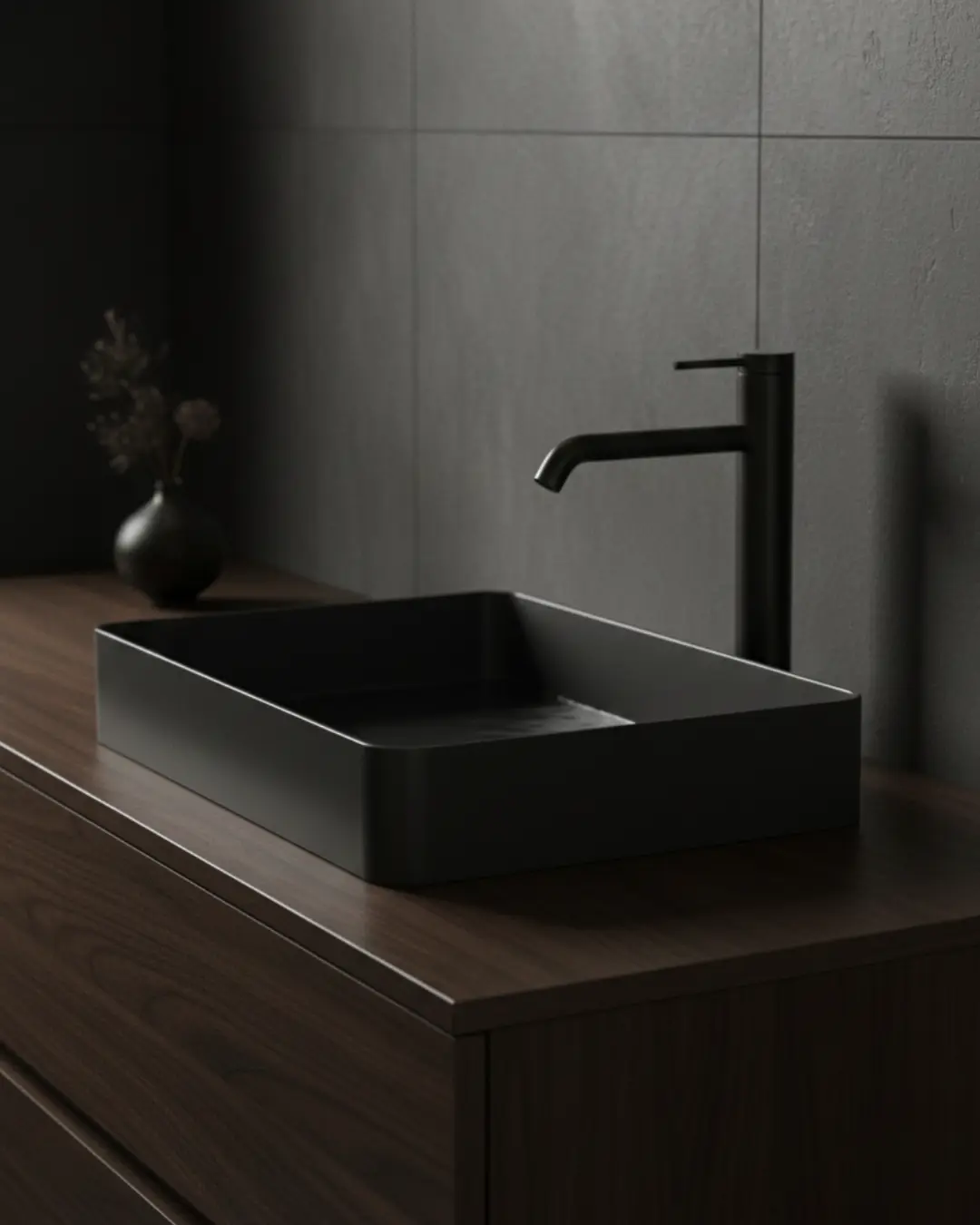 Venice Curved Tower Basin Mixer