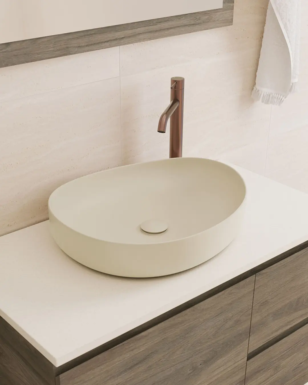 Pebble Medium Above Counter Basin