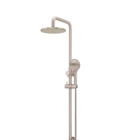 Round Combination Shower Rail, Three Function Hand Shower