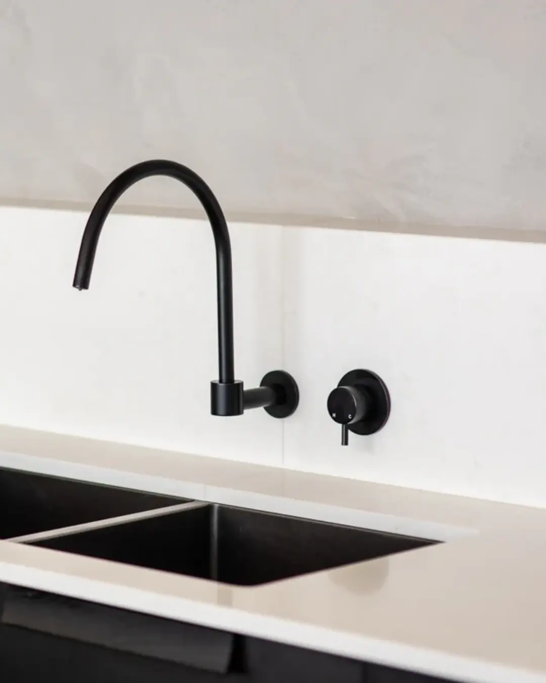Round Wall Mixer Short Pin lever Trim Kit (In-wall Body Not Included) - Image 4