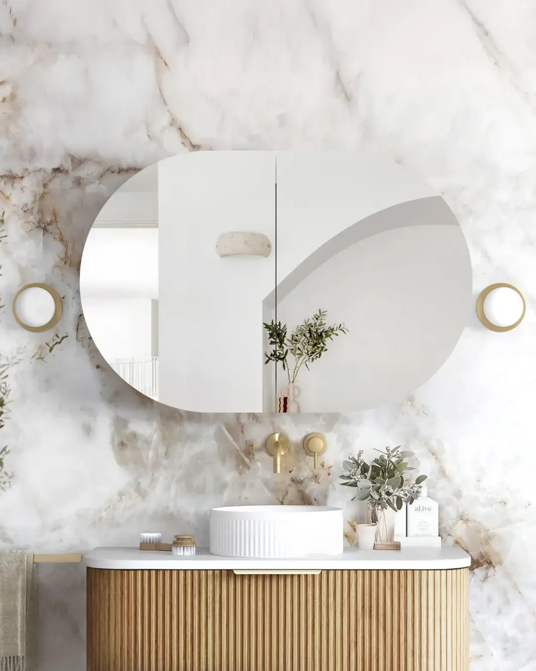 Bondi 900x600 Shaving Cabinet