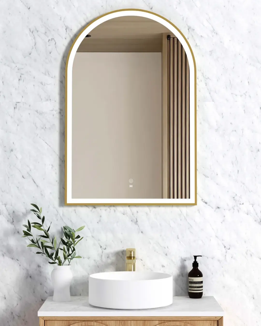 Archie 900x600 LED Shaving Cabinet