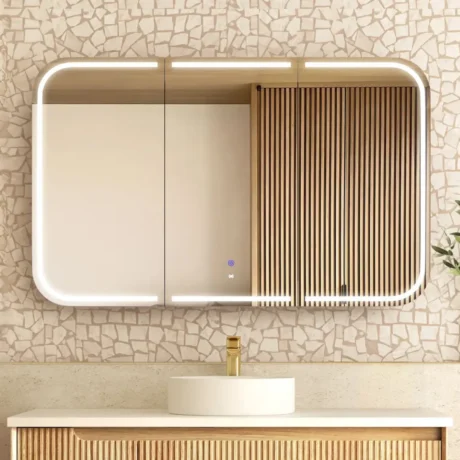 Newport 1200x750 LED Shaving Cabinet