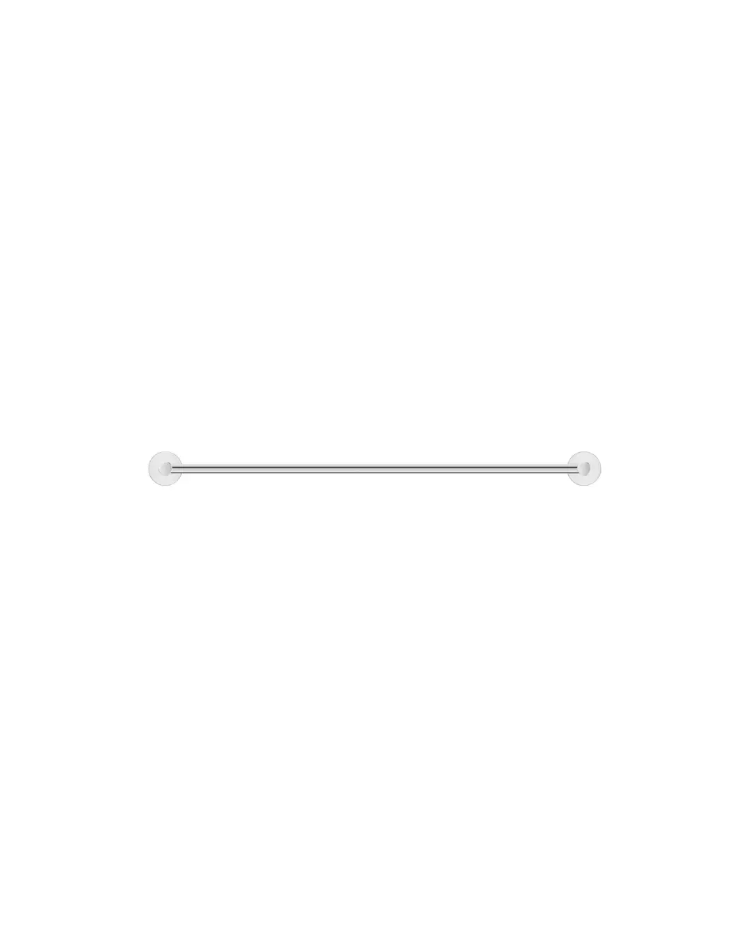 Mica Single Towel Rail - 600mm - Image 3