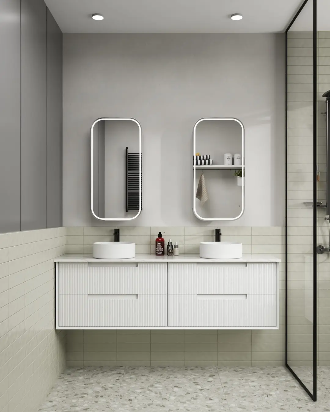 Vienna LED Shaving Cabinet