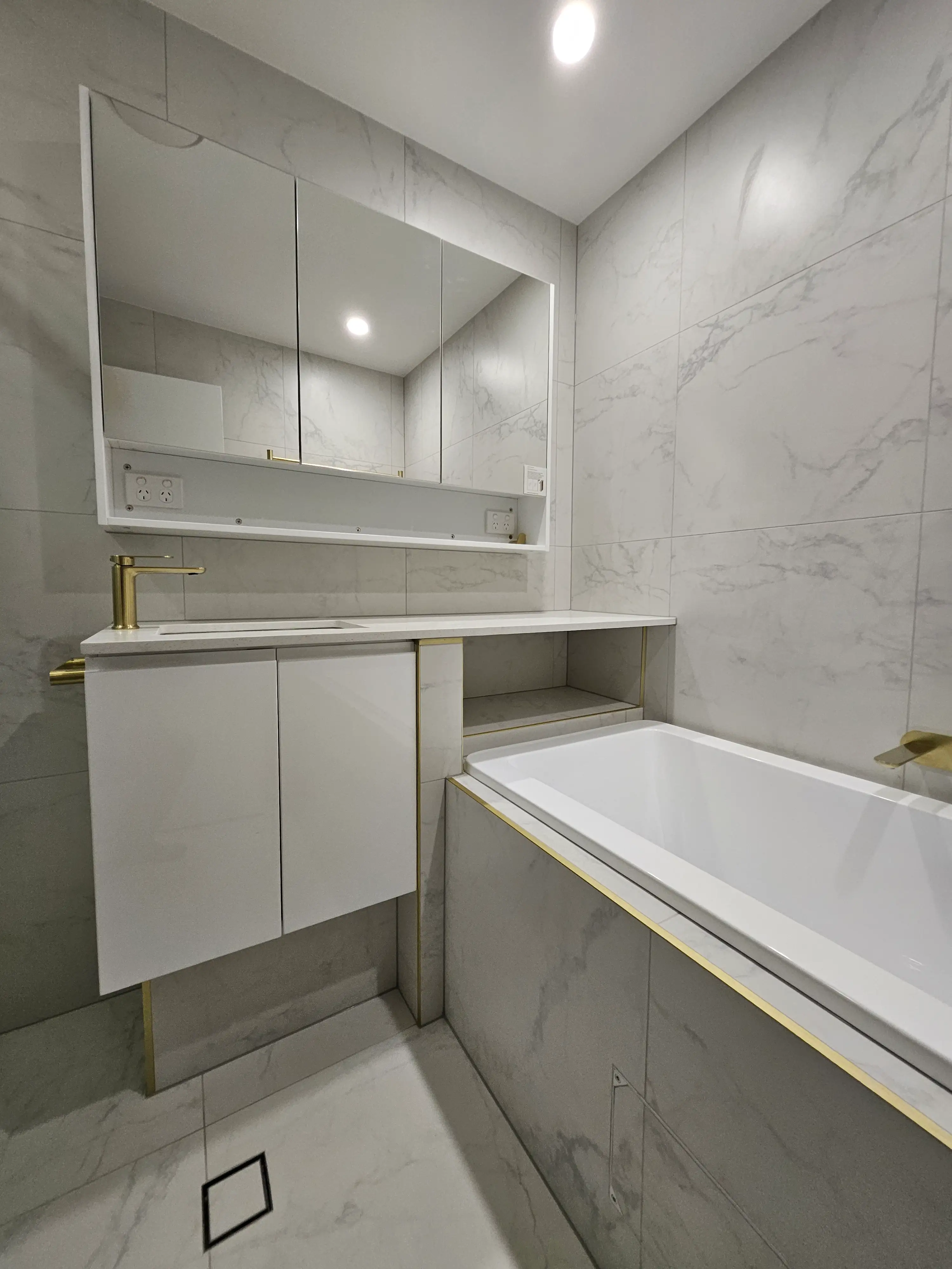 Chapel Hill Bathroom Renovation, completed by One Stop Bath & Tiles